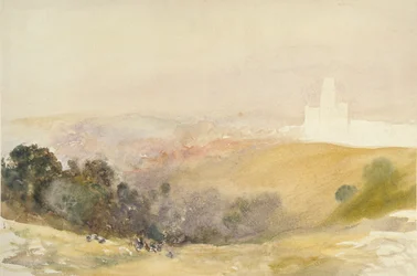 Durham desde las Colinas Rojas, 1866-1880