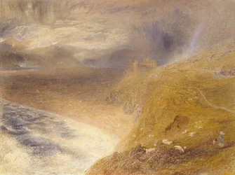 Castillo de Harlech, 1857
