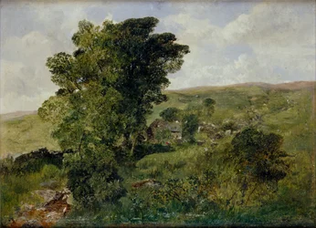 Vista de Nantlle, Caernarvonshire, 1855