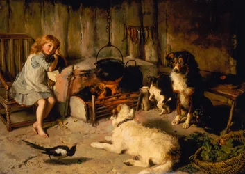 Una olla vigilada nunca hierve (óleo sobre lienzo)