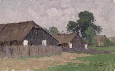 Casas de campesinos cerca de Klagenfurt