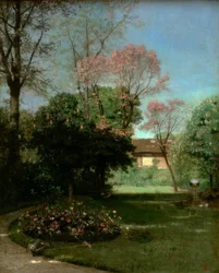 El jardín de Alfred Stevens