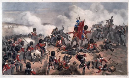 Escena de la Batalla del Alma el 20 de septiembre