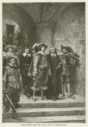 Cinq Mars y De Thou llevados a la ejecución