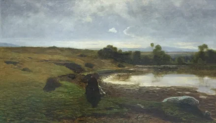 Una mañana en Creys, c.1863 (óleo sobre lienzo)