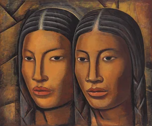 Las Gemelas; Las Gemelas, c.1930 (óleo sobre lienzo)