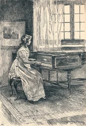 Ilustración para John Halifax, Gentleman, c. 1897