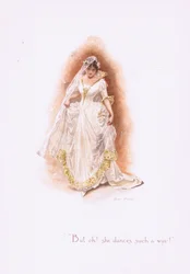¡Pero oh, ella baila de tal manera!, de Some Old Love Songs publicado por Hildesheimer & Faulkner, 1892