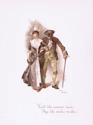 La juventud como una mañana de verano, de Some Old Love Songs publicado por Hildesheimer & Faulkner, 1892