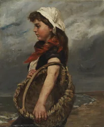 Niña con cesta, ca. 1888