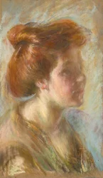 Chica con pelo a lo Tiziano