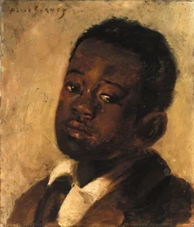 Cabeza de un niño negro, finales del siglo XIX-principios del siglo XX