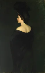 Laura de negro