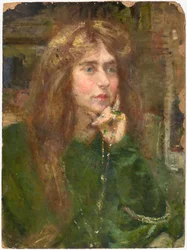 Natalie con collar, ca. 1900
