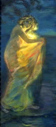 Mujer vestida de sol