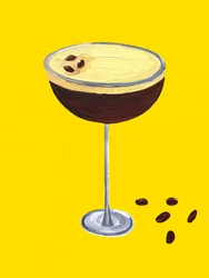 Cóctel espresso intenso