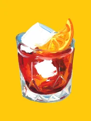 Aperitivo rojo refrescante