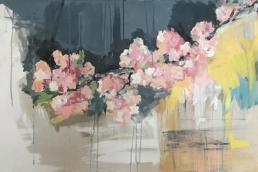 Abstracto floral rosa
