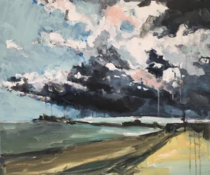 Tormenta en la costa