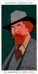 Augustus John, pintor británico, 1926
