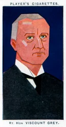 Edward Grey, 1er Vizconde Grey de Fallodon, político británico, 1926