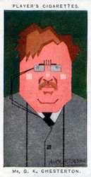 GK Chesterton, poeta, novelista y crítico británico, 1926