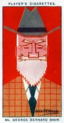 George Bernard Shaw, dramaturgo irlandés, 1926