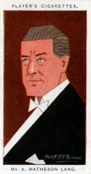 Matheson Lang, actor y dramaturgo canadiense, 1926
