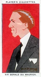 Sir Gerald du Maurier, actor y director británico, 1926