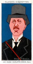 Sir Hugo Cunliffe-Owen, empresario británico, 1926