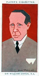 Sir William Orpen, pintor británico, 1926