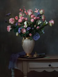 Elegante arreglo floral