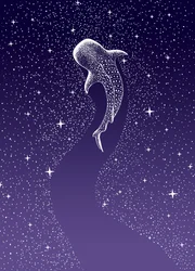 Nado con tiburones ballena en la Galaxia