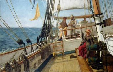 Una conversación en el mar