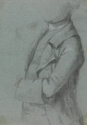 Estudio de vestuario para un retrato de hombre
