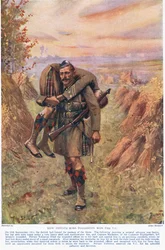 Cómo el soldado Ross Tollerton ganó la VC, ilustración de 