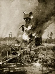 La quema de la Hechicera fuera de Ely