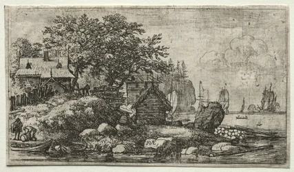 Ocho paisajes (H.57-64): Paisaje con Dos Barcos Vacíos