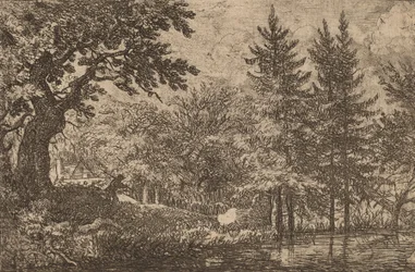 Abetos en el Agua, probablemente c. 1645-1656