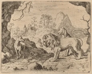 Reynard promete revelar el tesoro escondido, probablemente c. 1645-1656