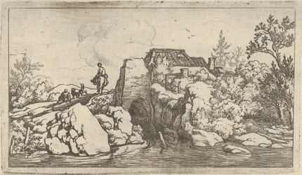 El jinete en el puente de piedra