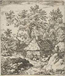La piedra de molino cerca del barril, siglo XVII