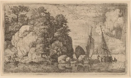 Dos barcos en un río ancho
