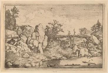 Dos troncos en el agua, probablemente c. 1645-1656