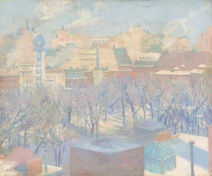 Madison Square, nieve, 1904