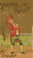 De la serie Niñas y Niños N64 promoviendo Virginia Brights Cigarettes para Allen &..., 1886