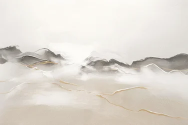 Paisaje dorado abstracto
