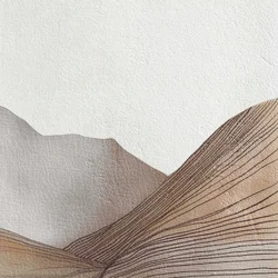 Líneas abstractas de montaña