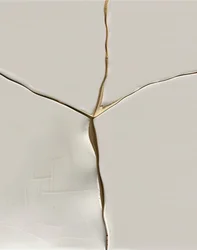 Elegante Kintsugi dorado
