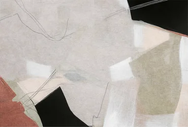 Formas abstractas en tonos apagados